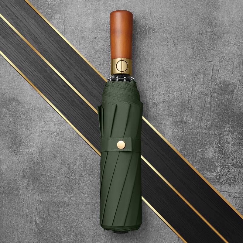 MAYDU Automatic 10-Rib Windproof Business Foldable Umbrella