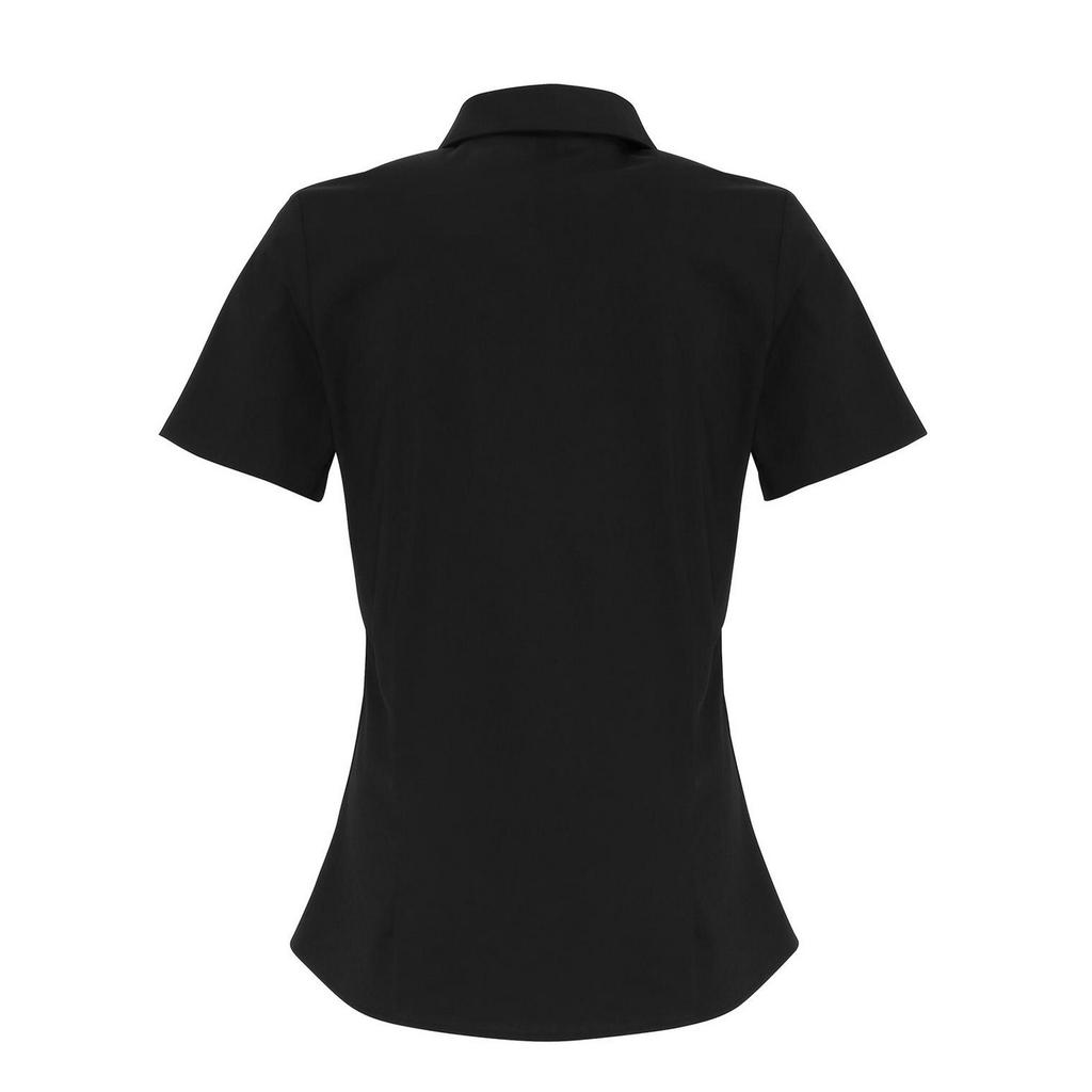 Premier Womens/Ladies Stretch Short-Sleeved Formal Shirt