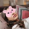 Night Eyeshade Plush Rabbit Pattern for Sleeping Use 2Pcs Pink