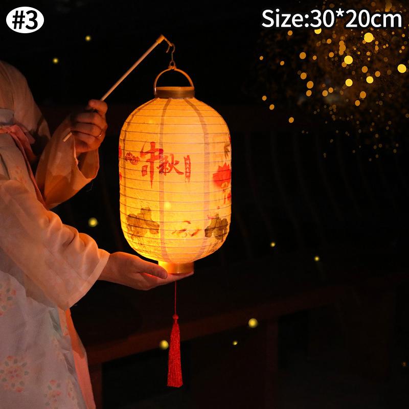 Chinese Mid-Autumn Festival Lantern DIY Material Bag Traditional Festival Lamp Japanese Lantern Wedding Room Decor Kid Toys Gift