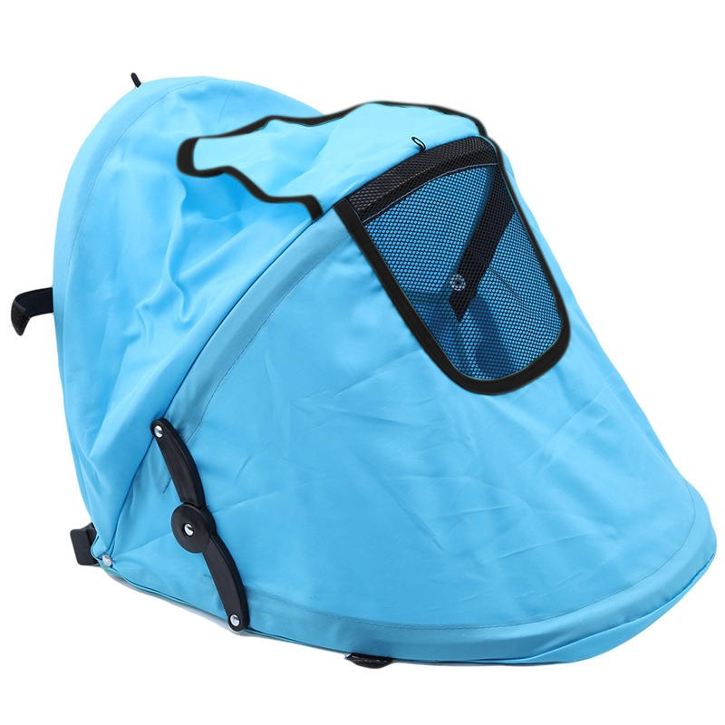 Baby Stroller Sun Shade Universal Carriage Canopy Cover for Infant Prams Breathable UV Blocking Visor with Adjustable Straps