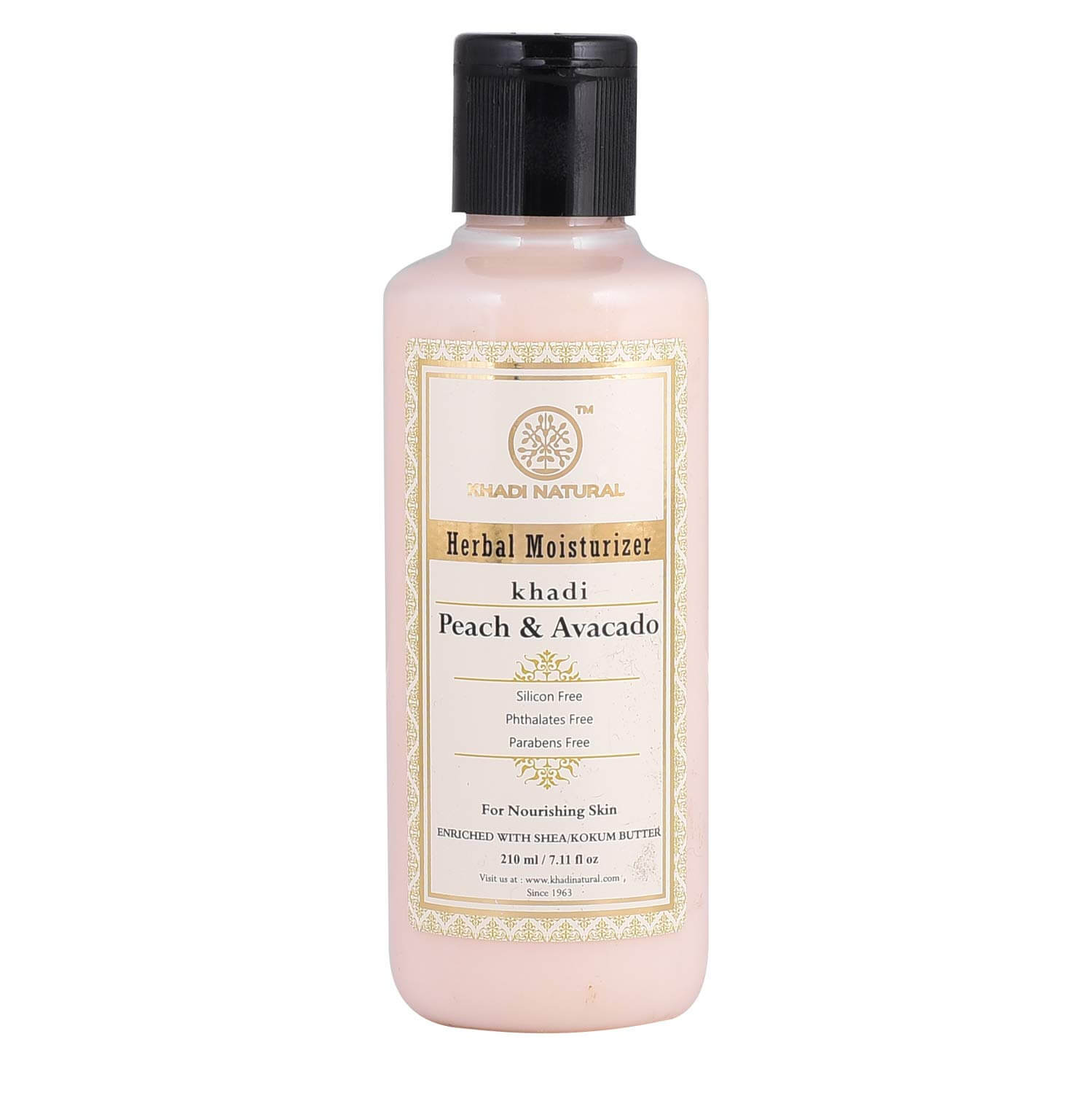 

Зволожуючий крем для тіла з Персиком та Авокадо (210 мл), Peach and Avacado Moisturizer cream, Khadi Natural 15.625