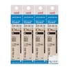 Mitsubishi Pencil Uni Jetstream Refill 0.38 SXR-80-38 Black 4 Pieces Multicolor/Multifunction Refill (3 Colors/4 Colors/4&1/Prime Compatible) Paper