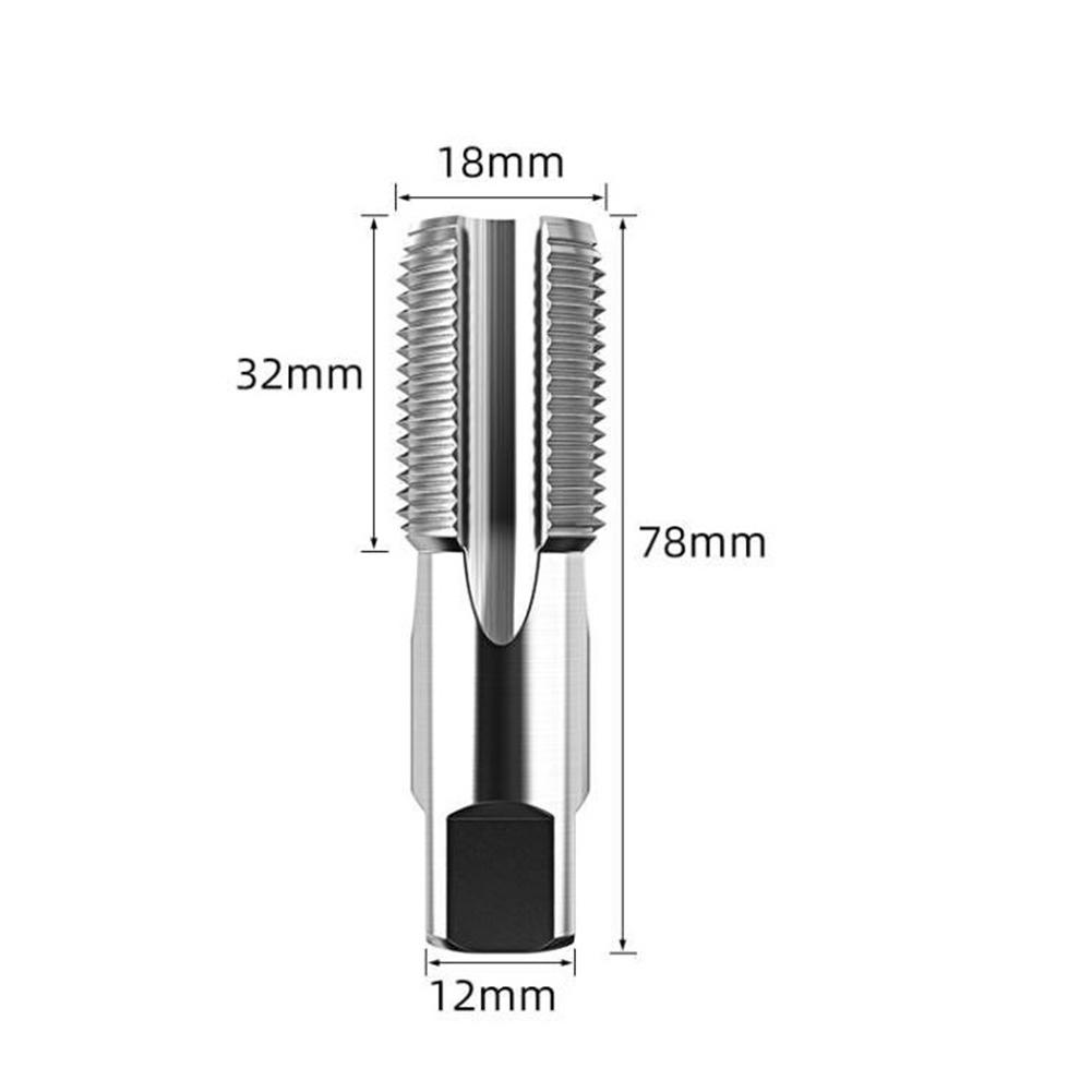 2PCS Water Pipe Screw Extractor 1/2 3/4 Inch Repair Screw Tap Water Pipe Thread Repair Tap Plumbing Damaged Broken Screw Remover