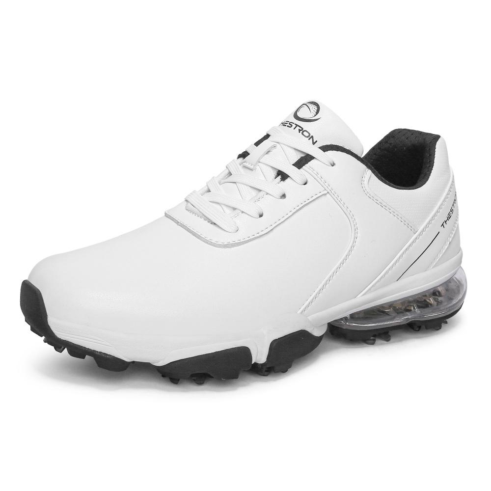 Professional Golf Shoes With Nails Men Outdoor Non-slip Men's Golfing Spikes Leather Waterproof Air Cushion Sports Shoes For Men