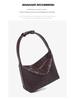 2024 New High-End Woven Handbag: Autumn/Winter Women's Bento Lunch Box Underarm Bag