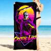 1Pc Crystal Lake Horror Beach Towel Quick Dry Multiuse For Beach Pool Gym Yoga Home Travel Christmas Halloween Xmas Gift En123