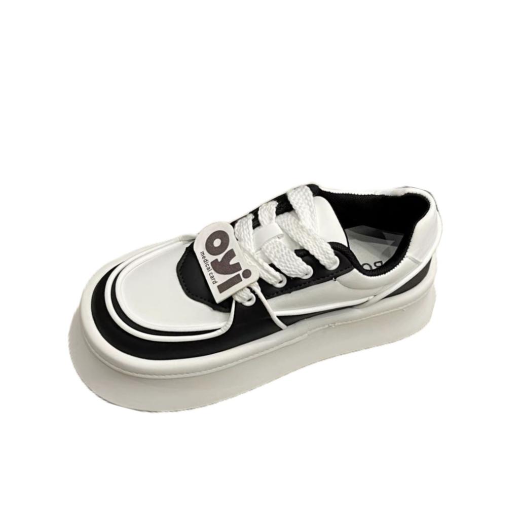 Hochwertige dicksohlige erhöhende Großkopfschuhe für Kinderfrühling neu vielseitig Freizeit