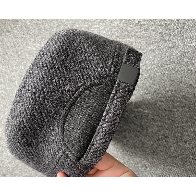 Plus Size Winter Flat Top Baseball Cap with Ear Protection for Men and Grandpa