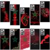 Morocco Flag Soccer Phone Case For Samsung Galaxy S25 Edge S24 S23 FE S22 S26 Ultra S21 S20 S10 Plus Capa Soft