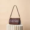 Retro Leather Armpit Toe Cover Layer Cowhide Tree Paste Vegetable Tanned Pillow Bag Versatile Texture Single Shoulder Crossbody Women's