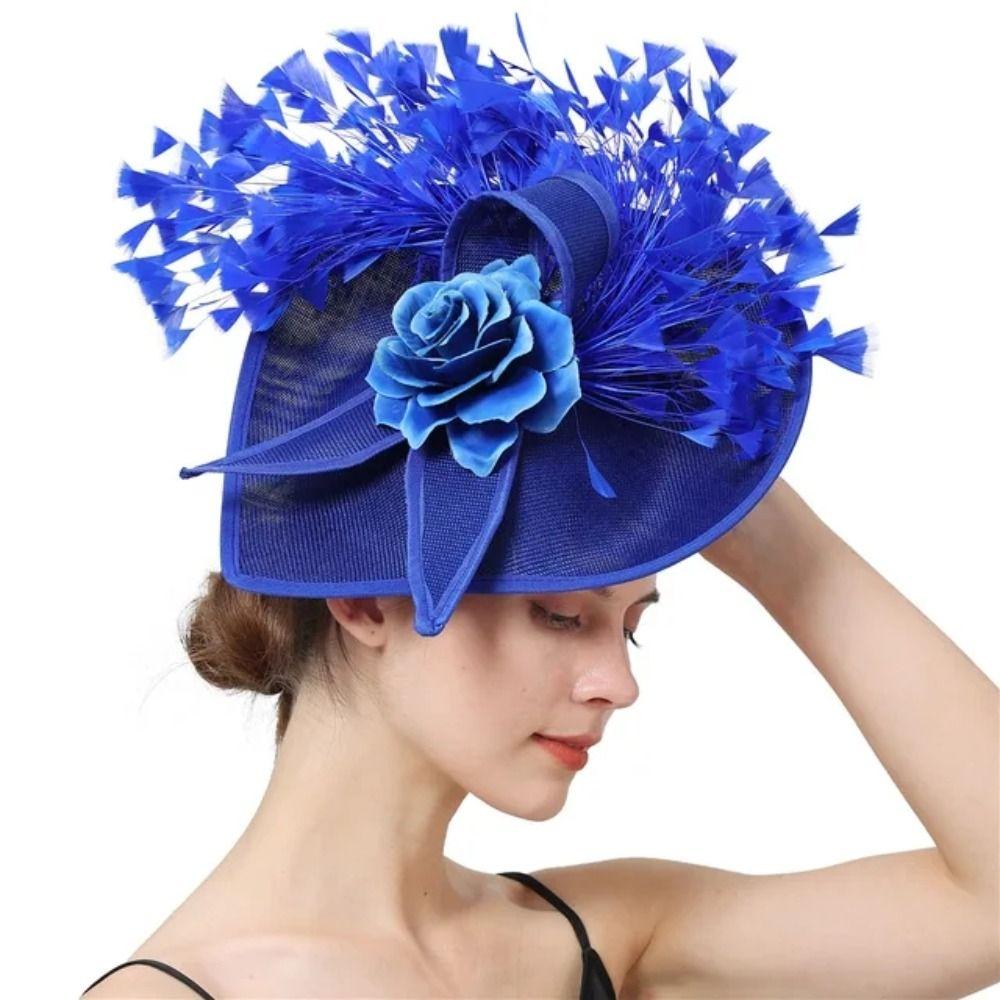 DIY Millinery Cocktail Headwear Wedding Flat Top Hat Embryo French Hat  Women Ladies