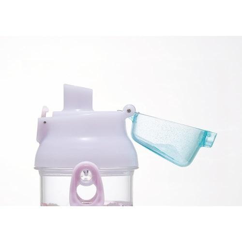 Skater Water Bottle, 480ml, Disney Princess 24 Design, Plastic Clear Bottle, for Kids, Made in Japan, PSB5TR-A