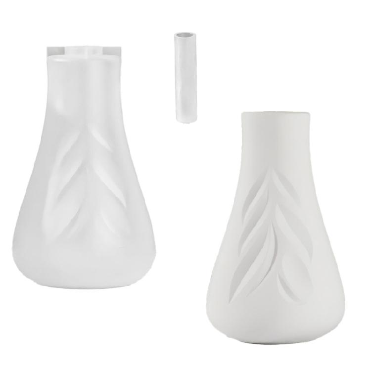 

Premium Leaf Design Vase Ornament Silicone Mold For Leaf Pattern Vase Creation Great For DIY Homes Decors And Art Exhibits 1