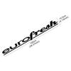 Eurofresh Slogan Car Windshield Sticker Auto Front Rear Window PVC Vinyl Decal Car Body Styling Decoration Sticker Accessories