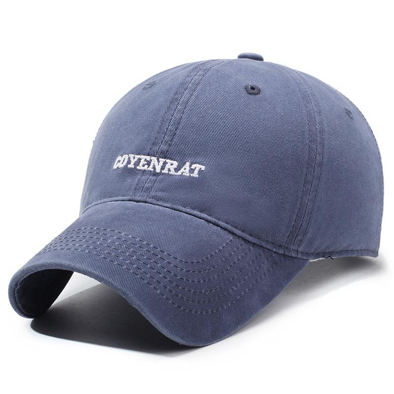 Vintage Letter Embroidered Baseball Cap Men Women Cap