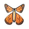 Wind Up Fluttering Butterfly Toy Flying Motion Butterfly Bookmarks with Rubber Band Mechanism Colorful Cardstock Wings
