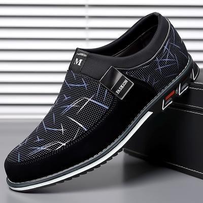 Business Men Leather Shoes for Men Comfort Trend Flat Work Shoes Casual Moccasin Sneakers Slip On Big Size Male Loafers