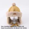 Cute Kid Lei Feng Hat Fleece-Lined Ear Protection Cap New Warm Hat  Children