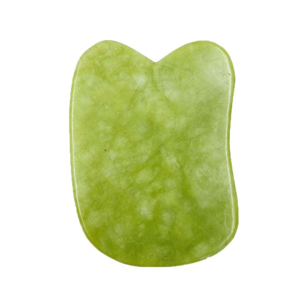 Skin Lifting SPA Face Thin Anti-Ageing Natural Jade Stone Facial Massager Gouache Scraper Gua Sha Board Scrapping Plate