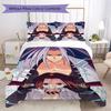 Shaman King Anime Pattern Bedding Uilt Set Uilt Cover Pillowcase Home Decoration Birthday Gift (1 * Duvet Cover + 2 * Pillowcase Without Core)154