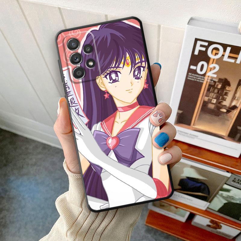 TPU Soft Case for Samsung Galaxy A30 A70 A71 A50 A51 A01 A40 A20e A20s A10 A20 A04 A03 Armor Cover Lovely Sailors-WarriorGirl