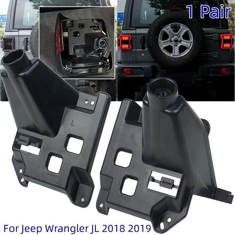 2 Pezzi Staffa Fanale Posteriore Auto LED Supporto Lampada Posteriore Staffa Freno Freccia Per Jeep Wrangler JL 2018 2019