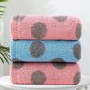 2Pcs Thickened Stripe Spot Baby Bath Towel 30x60cm Shower Towel Cotton Hand Towel  Face Wash