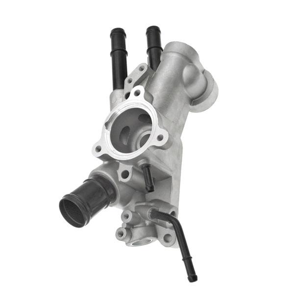 Model 25620-25002 and 25620-25001 Thermostat Housings for Hyundai Sonata and Kia.