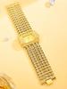 Yalalusi Women's Rhinestone Quartz Wristwatch - Eco-Friendly IPG Electroplated Fashion Watch
