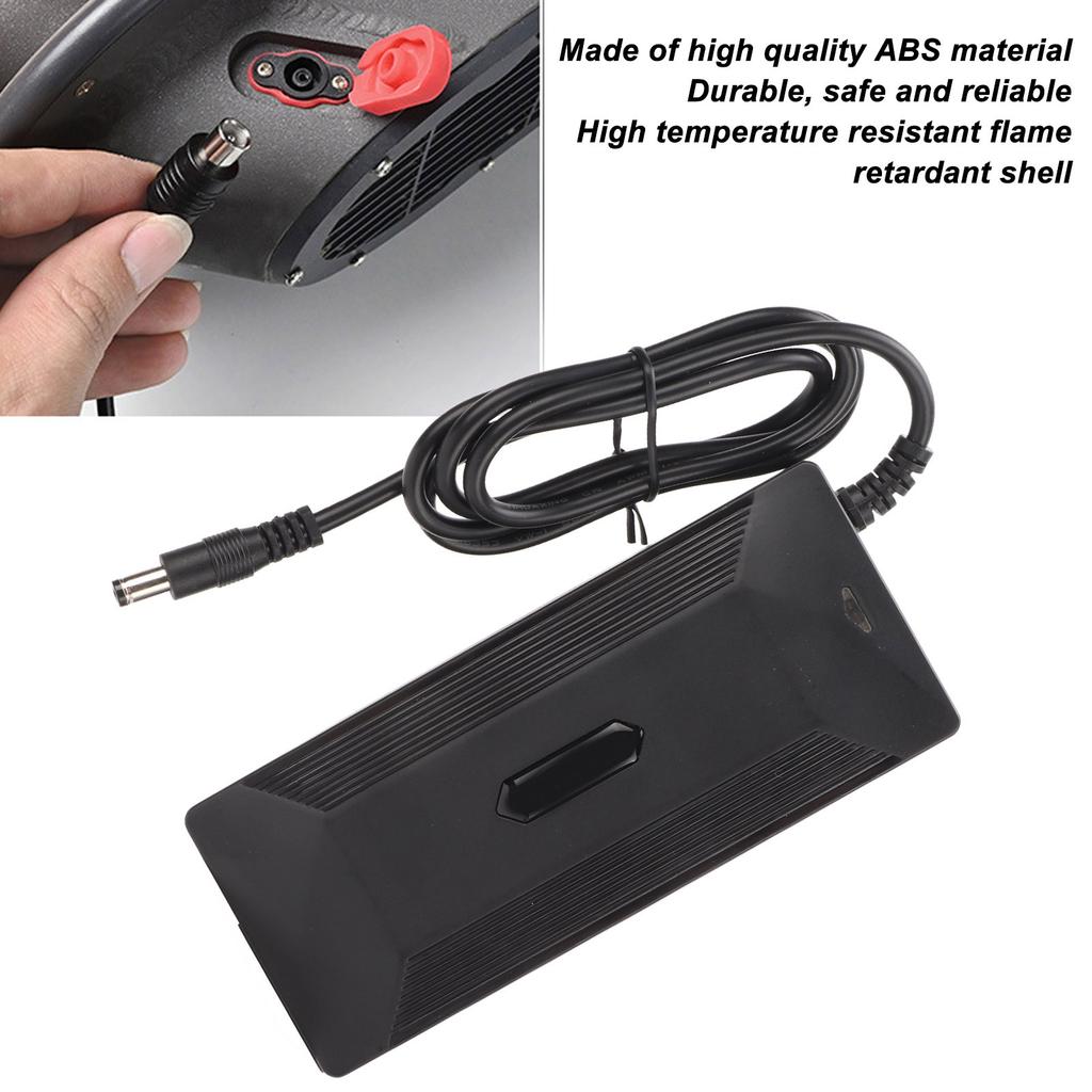 Electric Scooter Battery Charger 42V 2A Multifunction Intelligent Power Supply Adapter Charger 100‑240V US Plug
