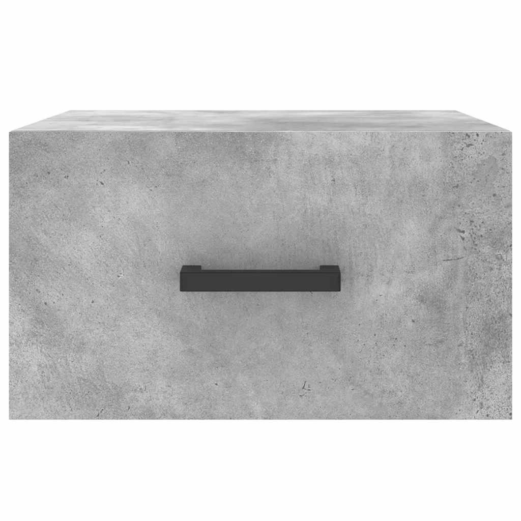 Wall Mounted Nightstands 2 pcs Concrete Grey 35 x 35 x 20 cm