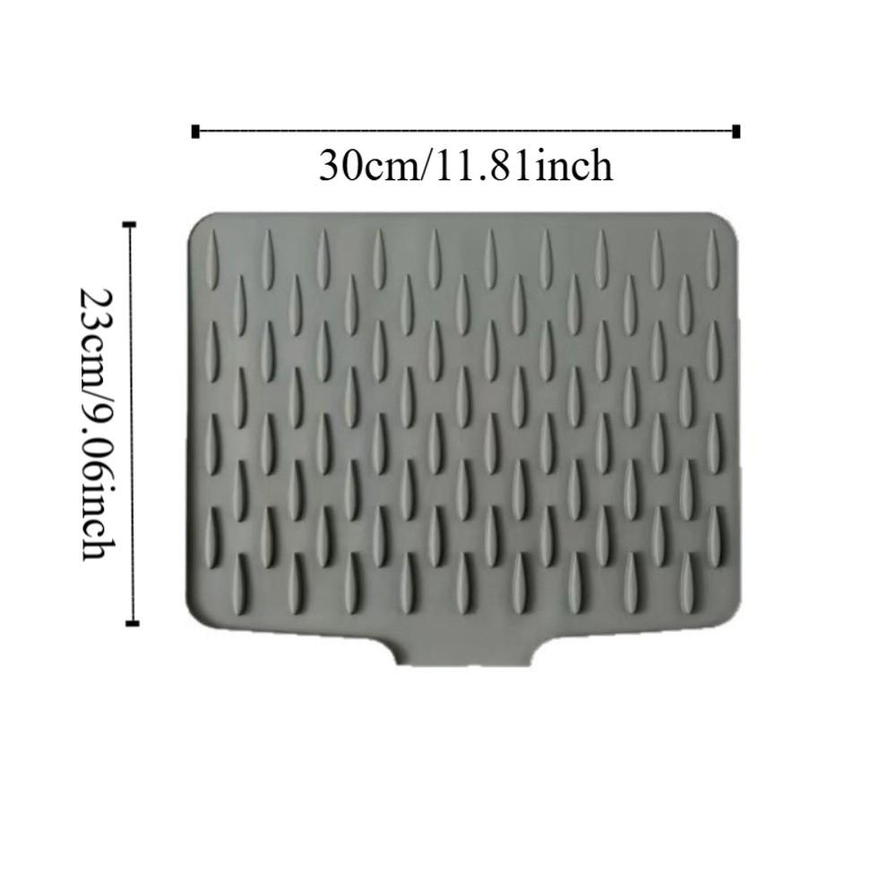 2pcs Shock-absorbing Pot Pad Heat-insulating Kitchen Utensil Pad Slope Dish Drying Mat  Dinner Table