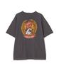 Schott NYC "EAGLE AND RIBBON EMBROIDERED" T-SHIRT / Men's Small 410 Charcoal / 782-4134004
