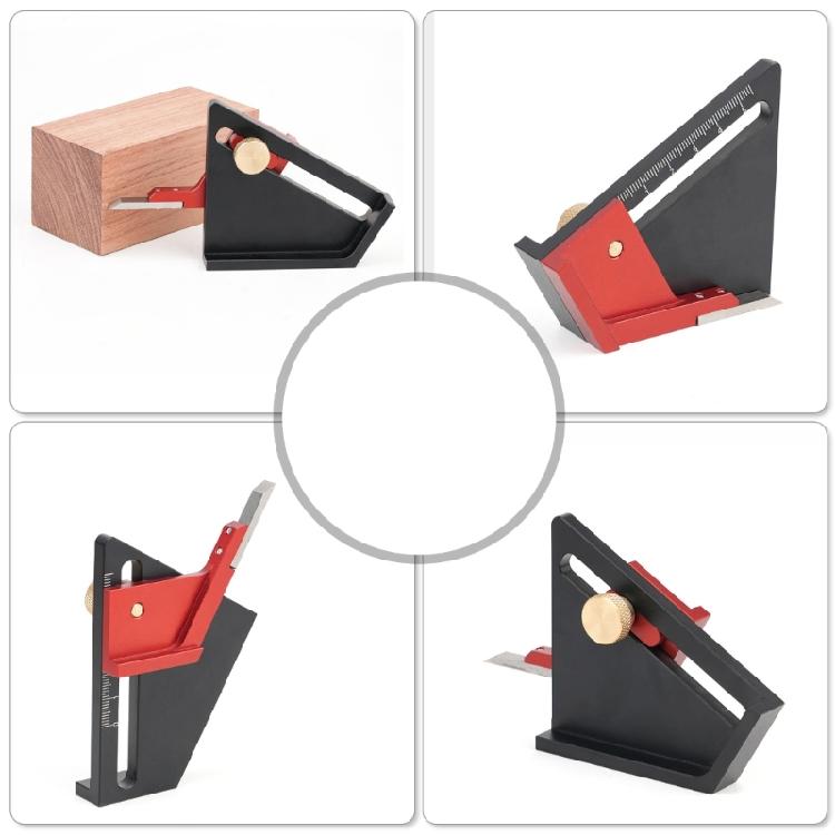 Woodworking 1/2 Centering Rule Table Tenon 1/2 Sawing Tool Solid Height Gauge Woodworking Measurement Tool