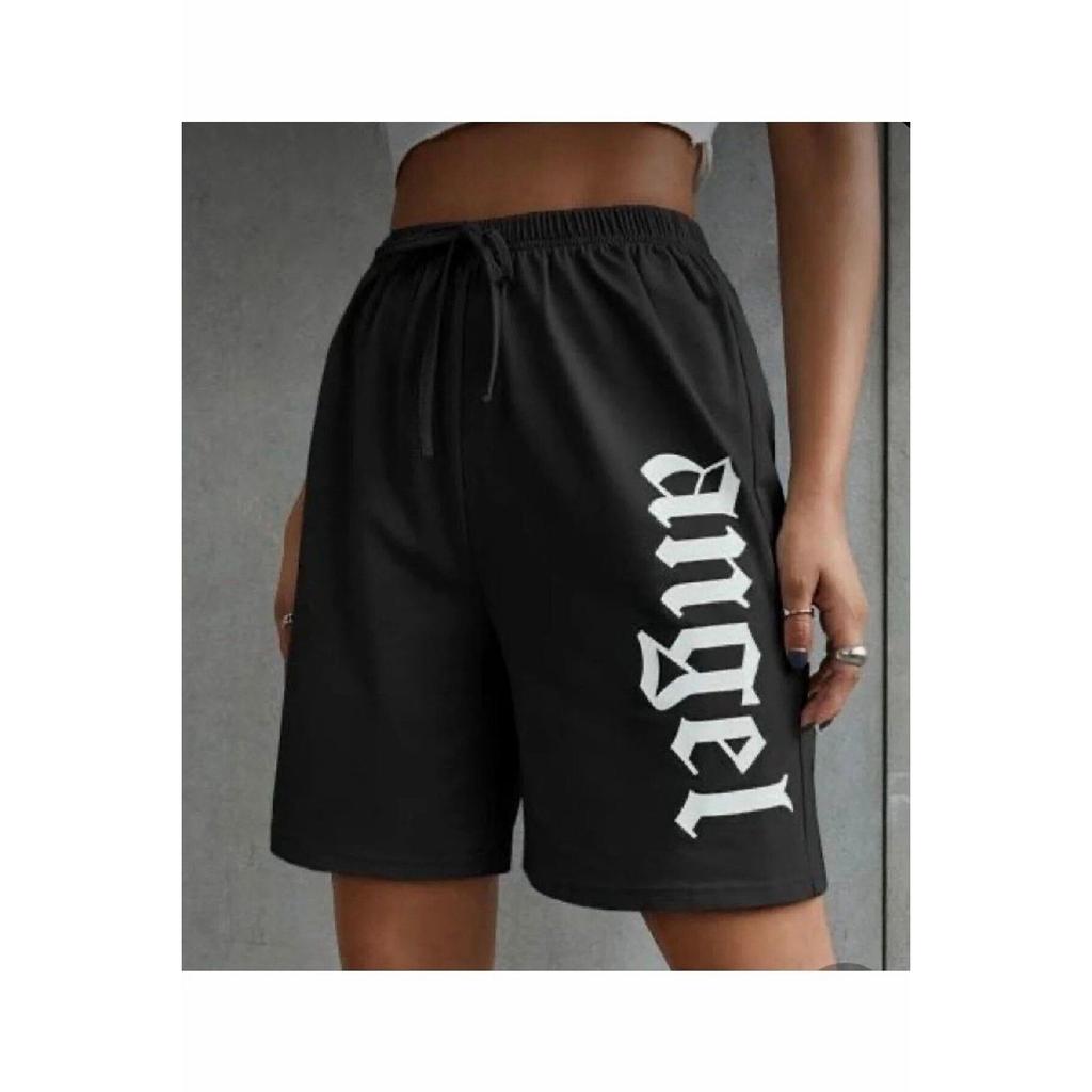 Bedruckte Kurze Damen-Shorts Schwarze Shorts Bedruckt