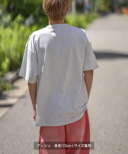 IMPROMES Casual SIDEWAYSTANCE Men's Black Short Sleeve T-Shirt with Thick Embroidered Crown S Logo