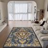 Bohemian Style Decorative Rug for Living Room Big Size Antiskid Room Decor Carpet Soft Easy Cleaning Bedroom Bedside Mat Flannel