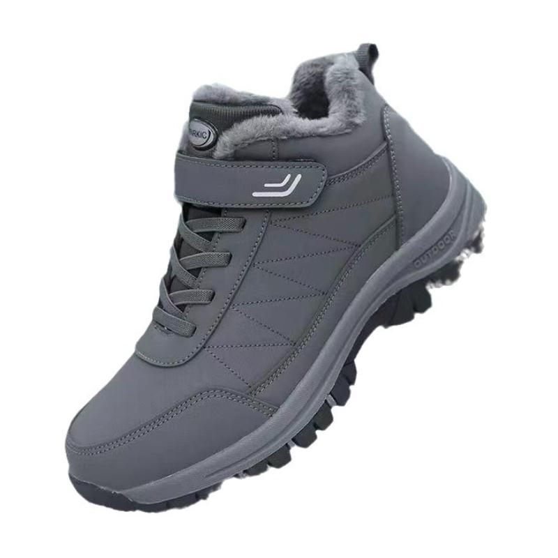 Winter Plus Velvet Men Shoe Warm Snow Boots High Top Outdoor Thick-soled Shoes Men Casual Shoes Man Cotton Shoes Botines Botas