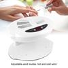 Hot & Cold Air Nail Dryer WarmCool Nail Polish Drying Fan Manicure Tool White