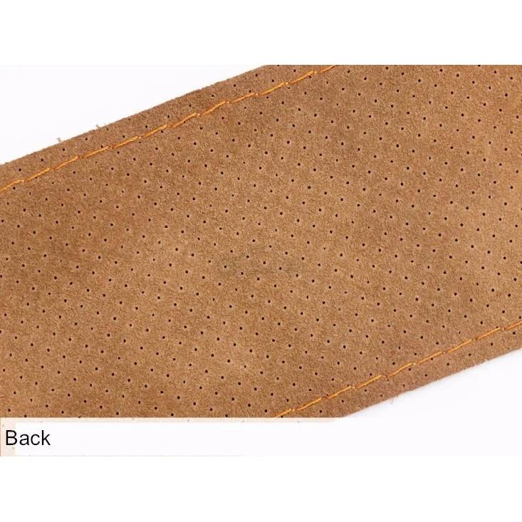 Durable Ventilate Car Steering Wheel Cover With Needles and Thread /summer Micro Fiber Leather Steering-Wheel Covers