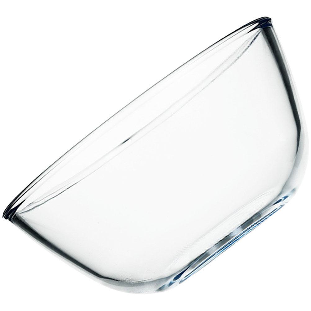 Clear Glass Salad Bowl High End Material Exquisite Workmanship Smooth Surface Elegant Design Home Kitchen Utensil