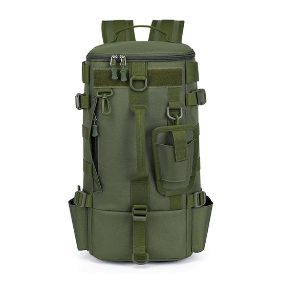 Fishing Backpack with Rod Holder Large Capacity Waterproof Oxford Cloth Outdoor Camping