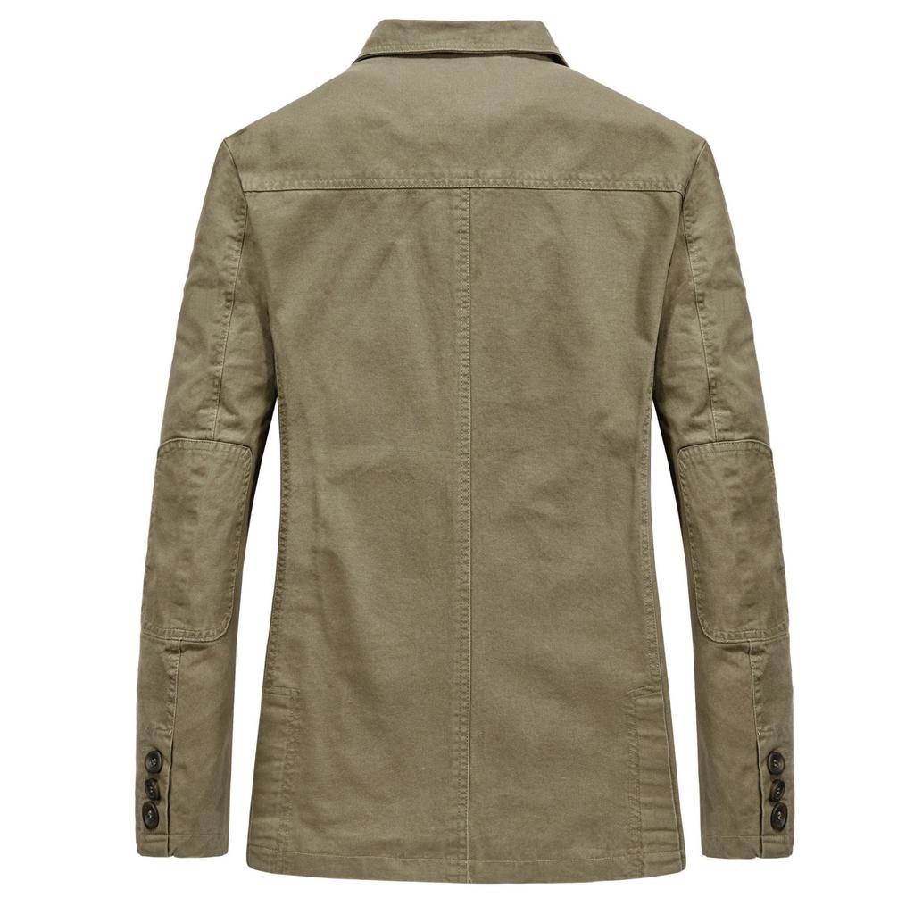 Spring and Autumn Plus Size Men's Suit Lapel Casual Versatile Outerwear Suit