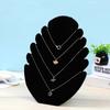 Flannel Jewelry Display Stand for Pendants, Necklaces, and Earrings