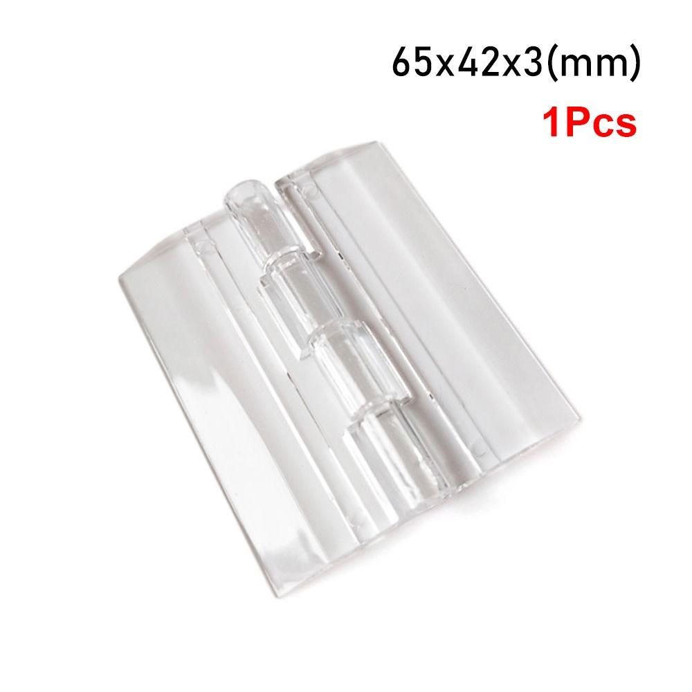 10Pcs Durable Transparent Folding Hinge Acrylic Foldable Door Hinges Clear 270 Degree Furniture Hardware DIY Cabinet Door Box