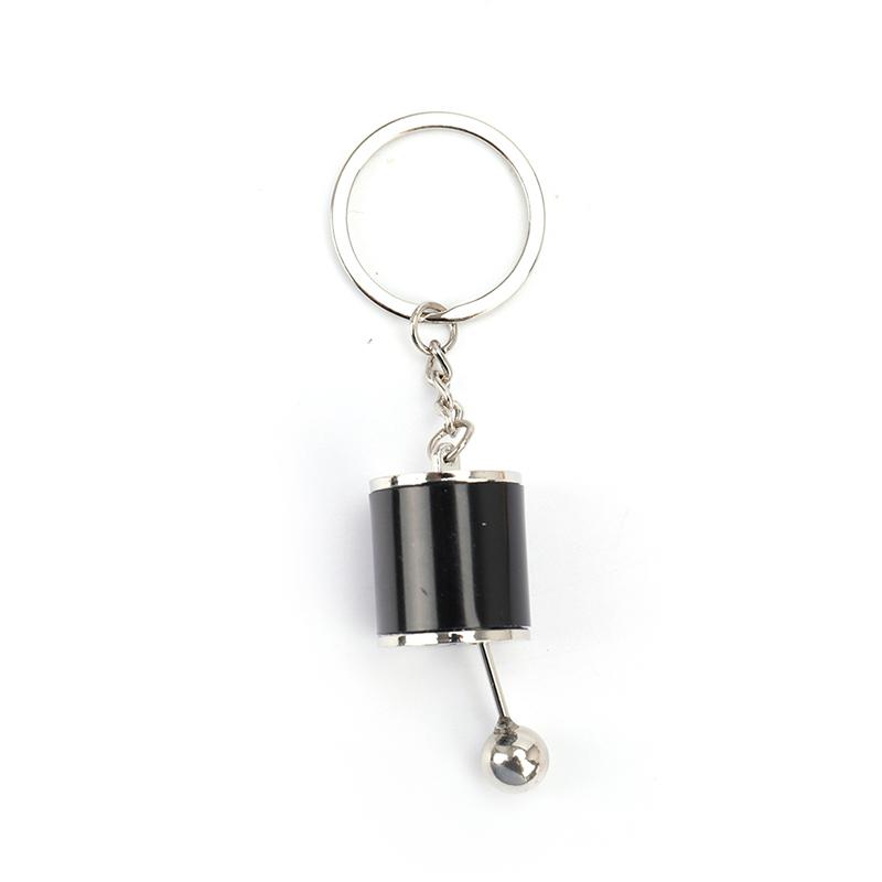 Car Six Speed Removable Transmission Gear Shift Gear Shift Knob Gearbox Keychain чёрный