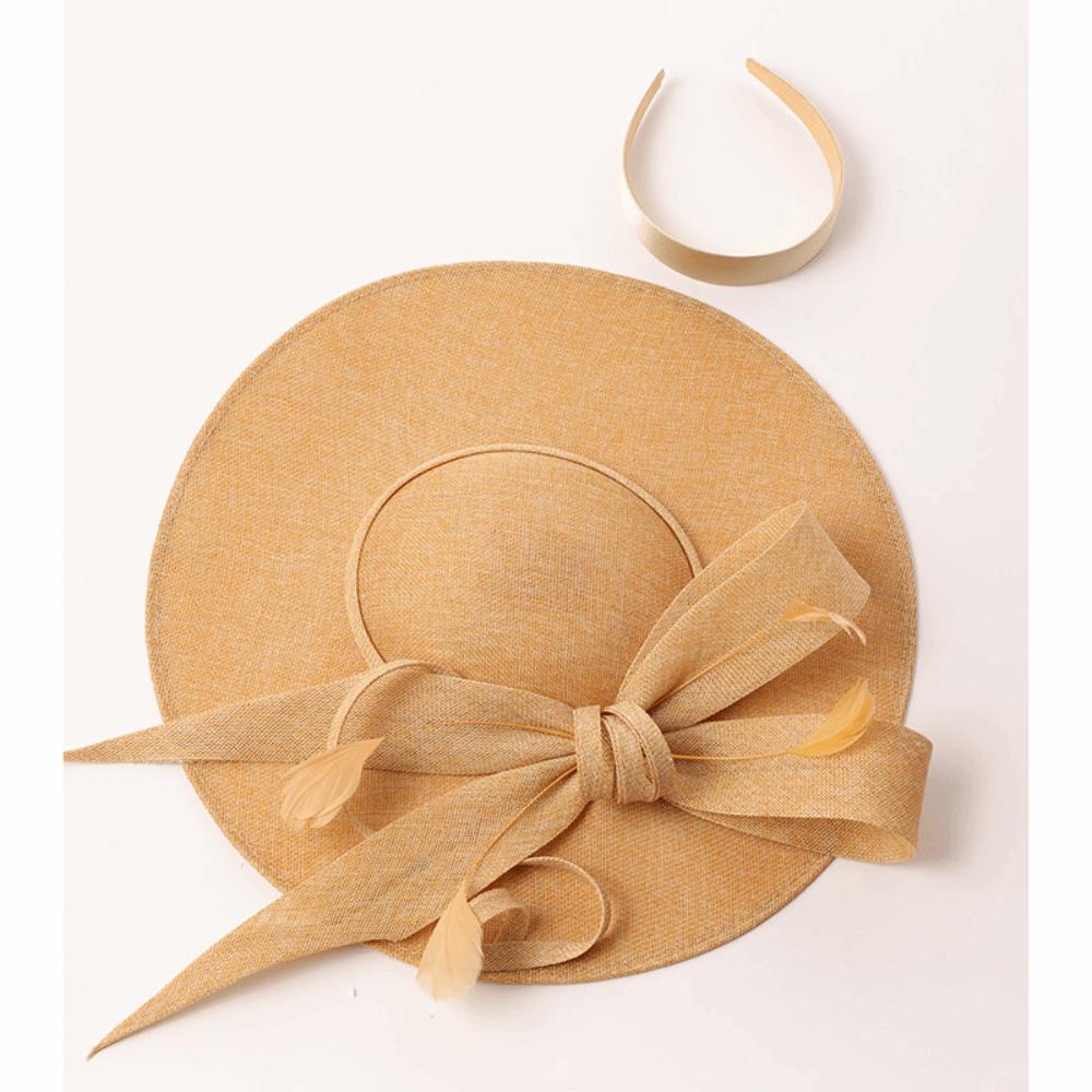 with Headband Tea Party Hat Vintage Derby Hat Fashion Wedding Hat  for Church Event