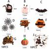 Funny Festival Plugin Pumpkin Ghost Bat Cake Insert Party Supplies Cake Topper  Baking Cake Dessert