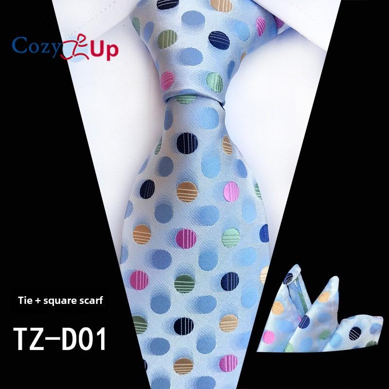 Cozy Up Fashion Paisley Multi-Colour Men's Tie Square Towel Set